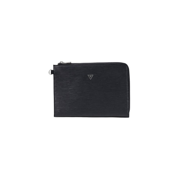 Guess Black Polyethylene Clutch Bag