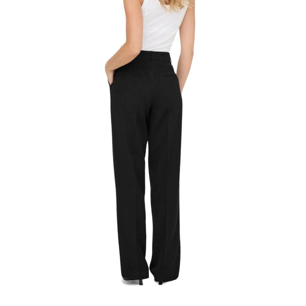 Only Black Polyester Dress Pants