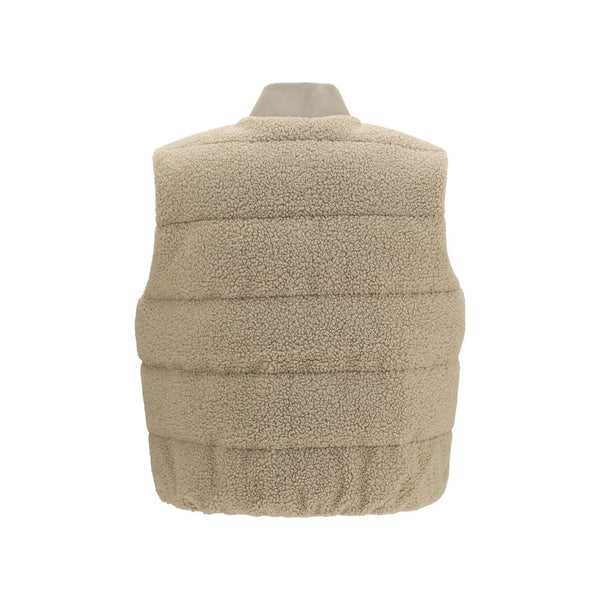 Parajumpers Beige Polyester Sleeveless Jacket