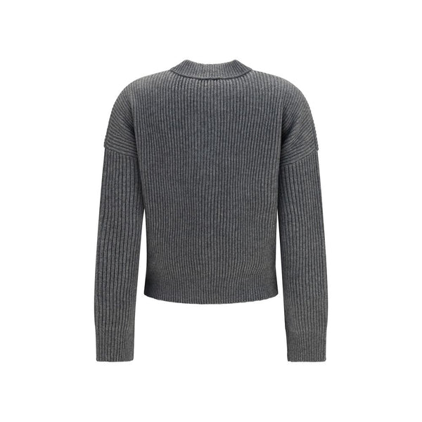 Max Mara Gray Wool Oves Aries Cardigan