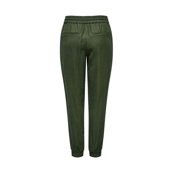 Only Green Viscose Casual Pants