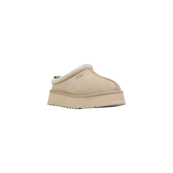 UGG Beige Suede Leather Slippers