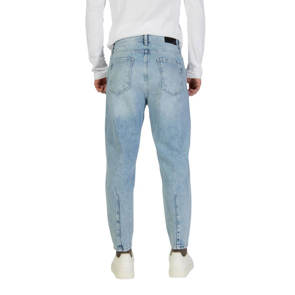 Antony Morato Light Blue Cotton Relaxed Fit Jeans