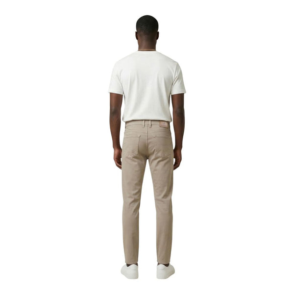 Jeckerson Beige Cotton Skinny Jeans