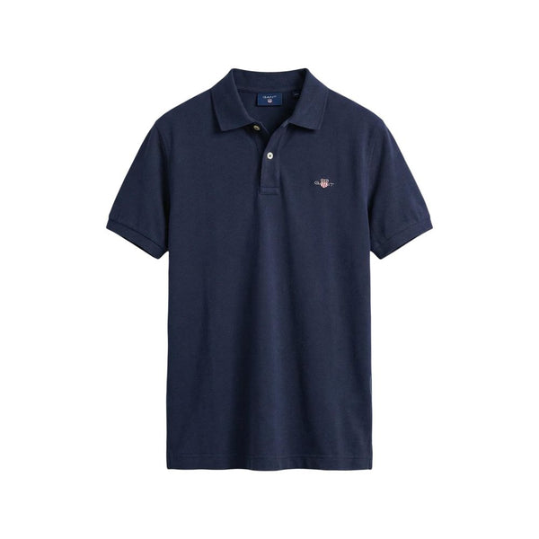 Gant Blue Cotton Polo Shirt