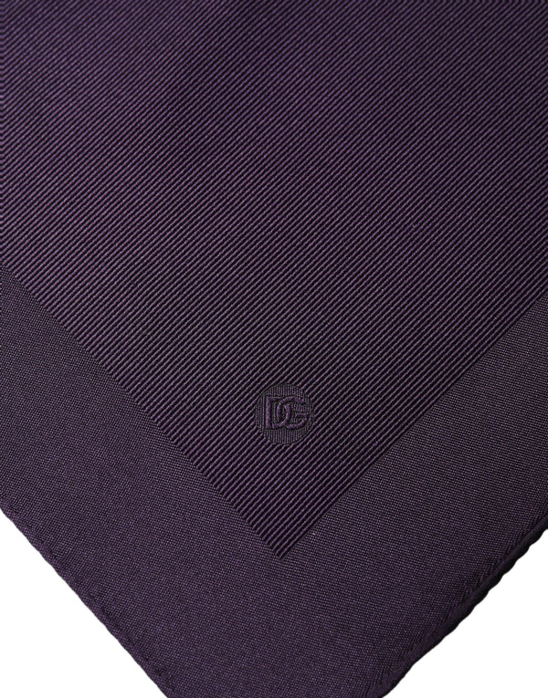 Dolce & Gabbana Men Purple Square Handerkerchief Pocket Scarf