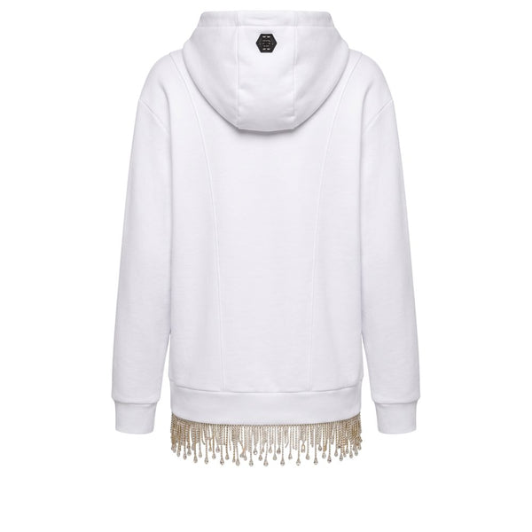 Philipp Plein White Cotton Women's Sweatshirt