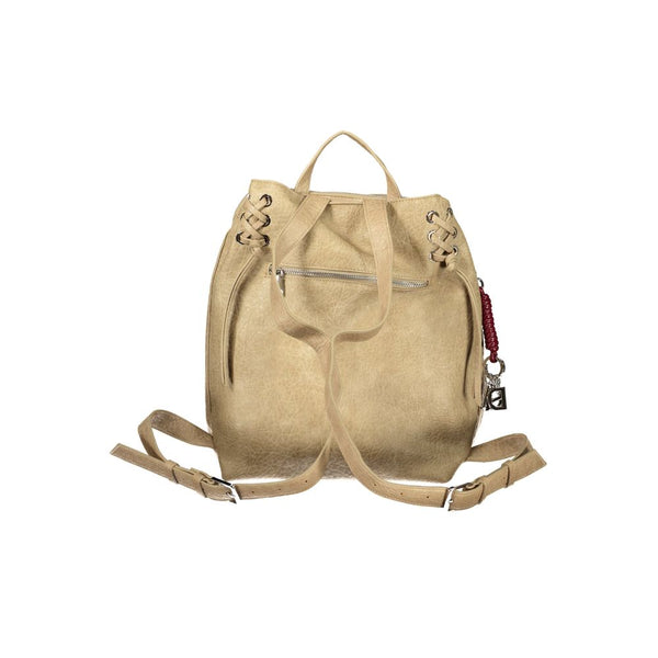 Desigual Beige Poliuretano Women's Backpack