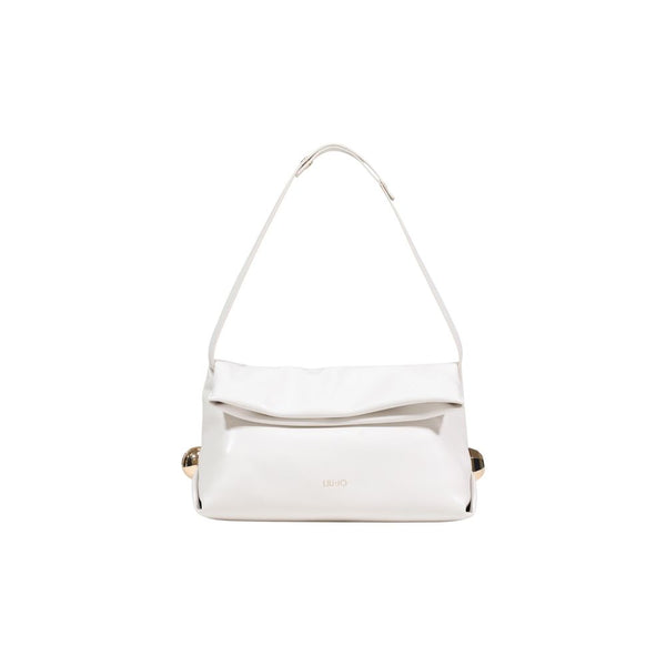 Liu Jo Cream Polyethylene Clutch Bag