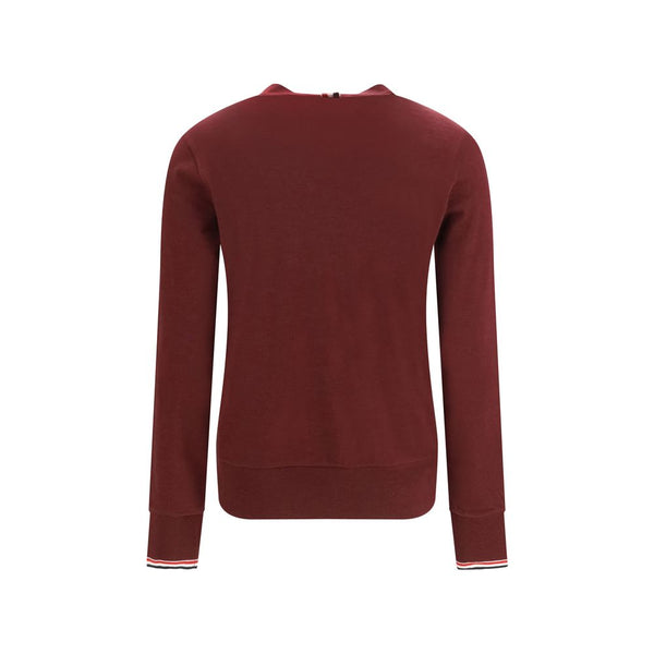 Thom Browne Bordeaux Wool Oves Aries Cardigan