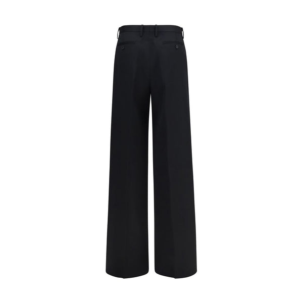 Fendi Black Cotton Casual Pants