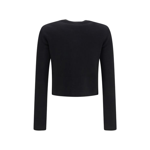 Balmain Black Viscose Cardigan