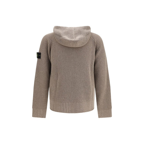 Stone Island Beige Cashmere Hoodie