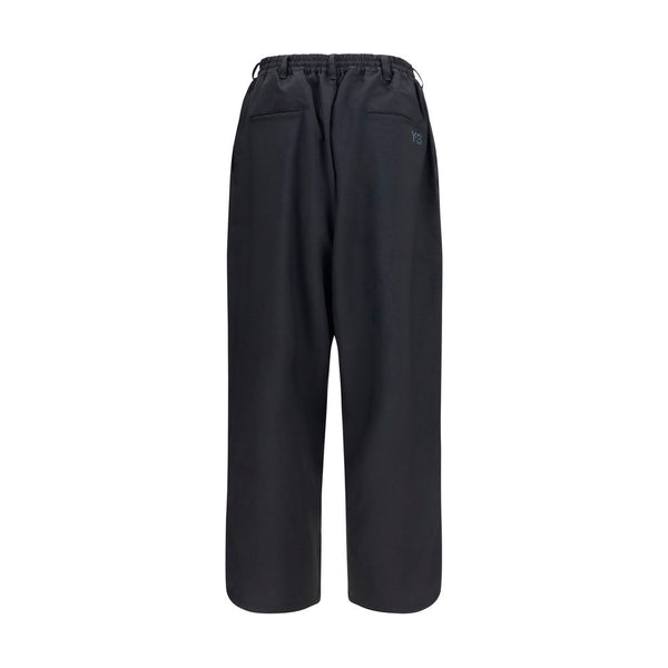 Y-3 Black Polyester Joggers (Workout Pants)