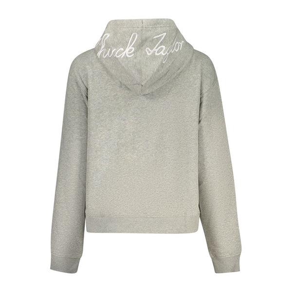 Converse Gray Cotton Womens Sweatshirt