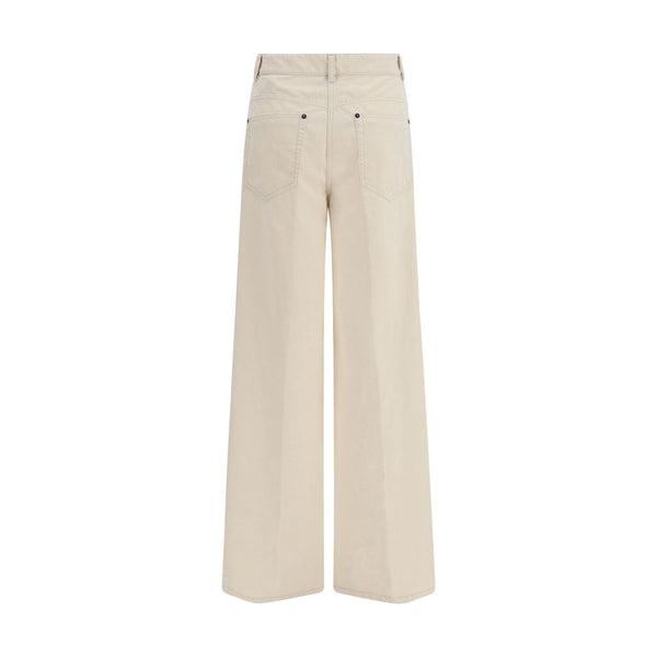 Forte_Forte White Cotton Jeans Denim