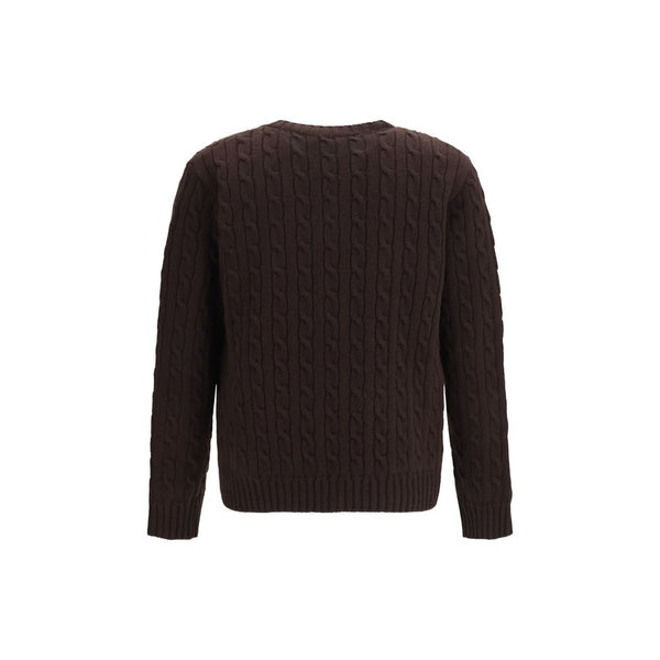Valentino Garavani Brown Wool Oves Aries Cardigan