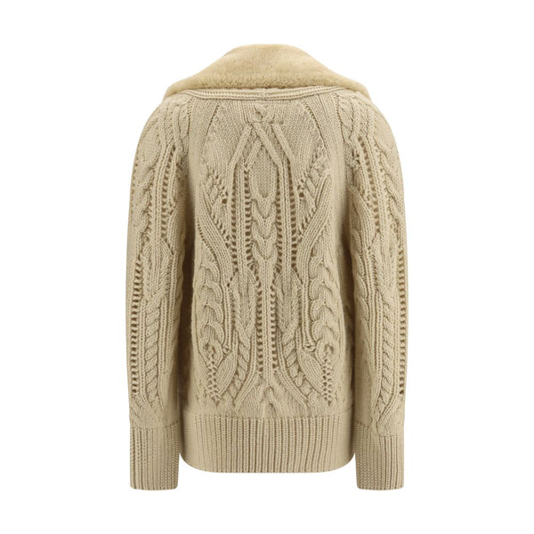 Ermanno Scervino Beige Wool Oves Aries Sweatshirt