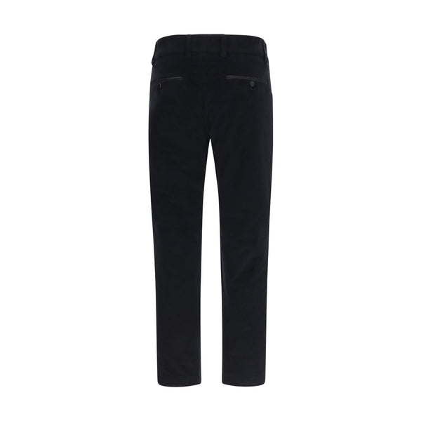 Dolce & Gabbana Black Cotton Casual Pants