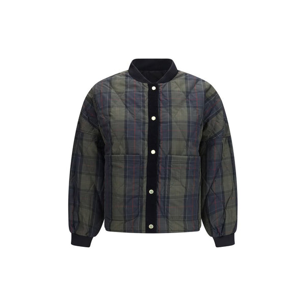 Barbour Black Polyester Bomber