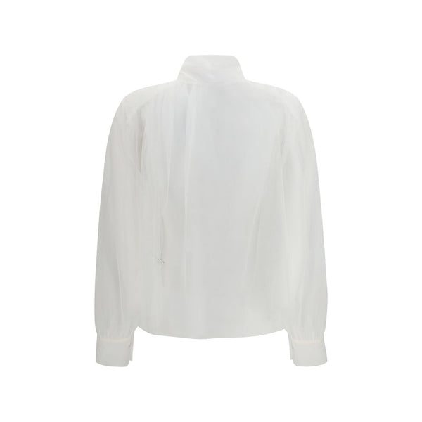 Forte_Forte White Polyester Blouse