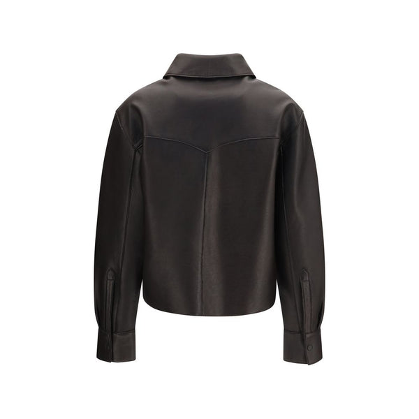 P.A.R.O.S.H. Black Lamb Leather Leather Jacket