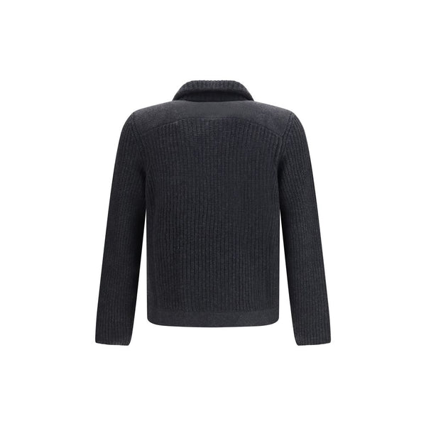 Brunello Cucinelli Gray Cashmere Cardigan