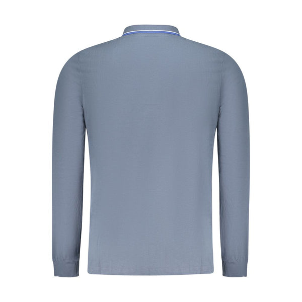 Norway 1963 Blue Cotton Men Polo Shirt