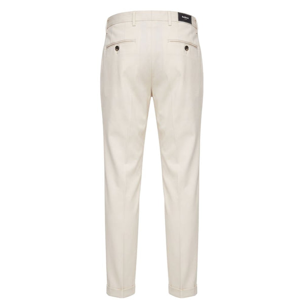 Baldinini Trend White Viscose Men Pants