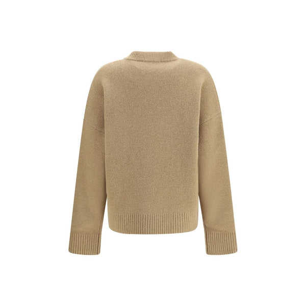 Ami Paris Beige Alpaca Vicugna Pacos Sweatshirt