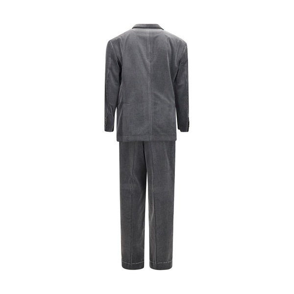 Brunello Cucinelli Gray Cotton Suit
