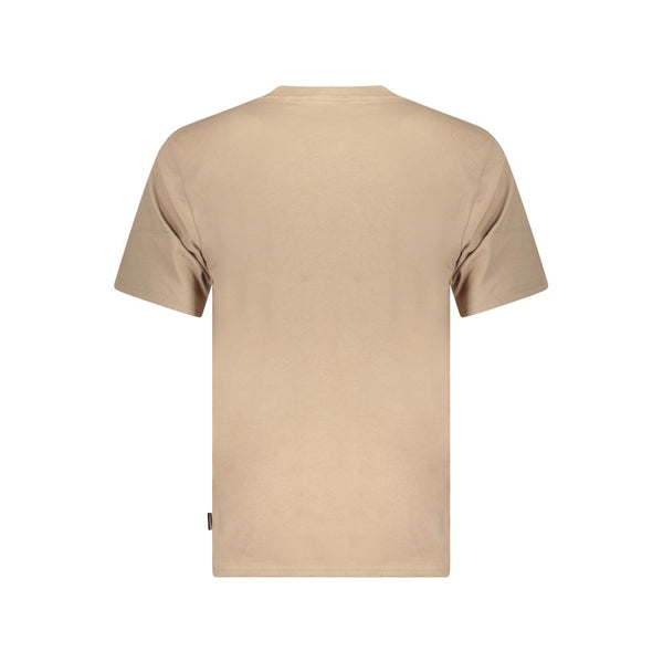 Converse Beige Cotton Mens T-Shirt