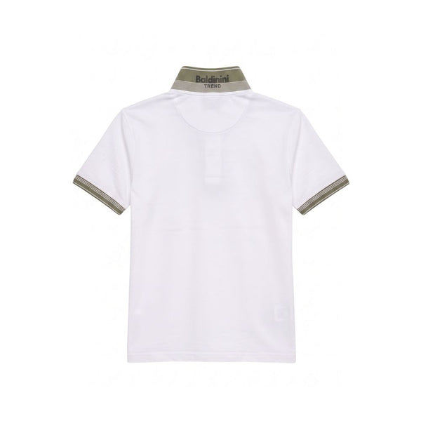 Baldinini Trend White Cotton Men Polo-Shirt