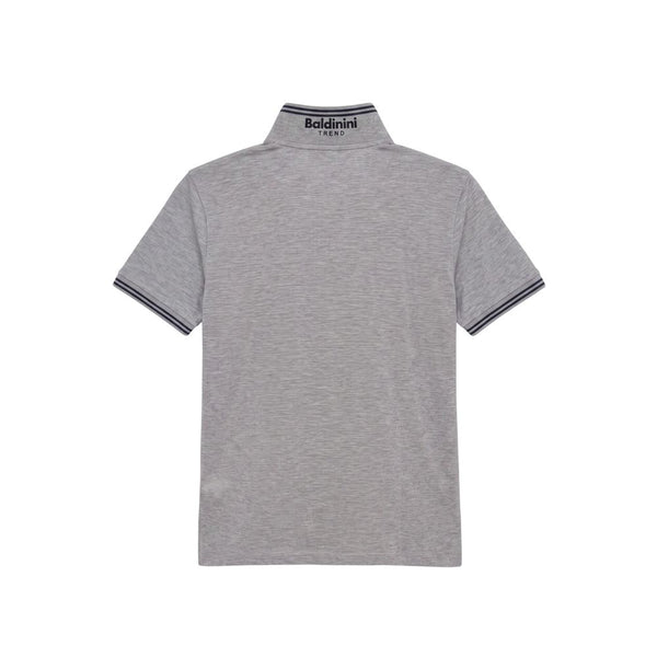 Baldinini Trend Grey Cotton Men's Polo-Shirt