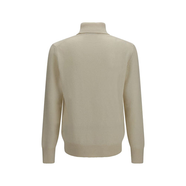 Aragona Cashmere White Cashmere Sweater