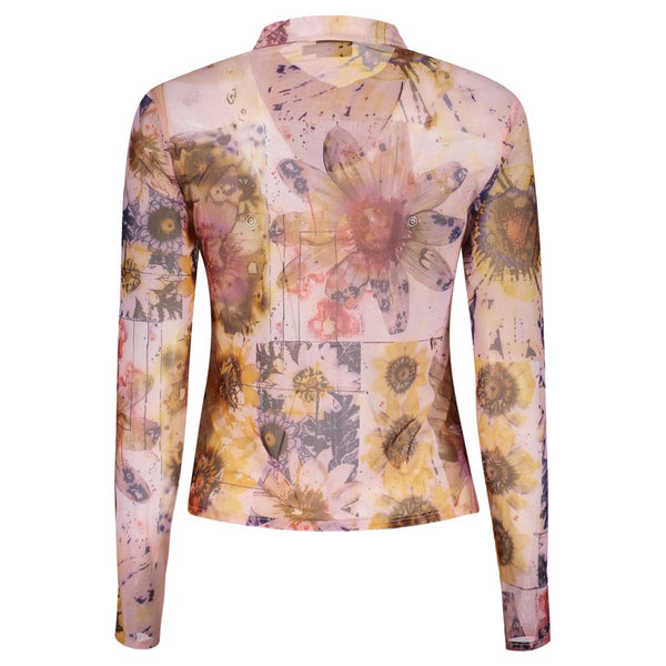 Desigual Pink Polyester Womens Shirt