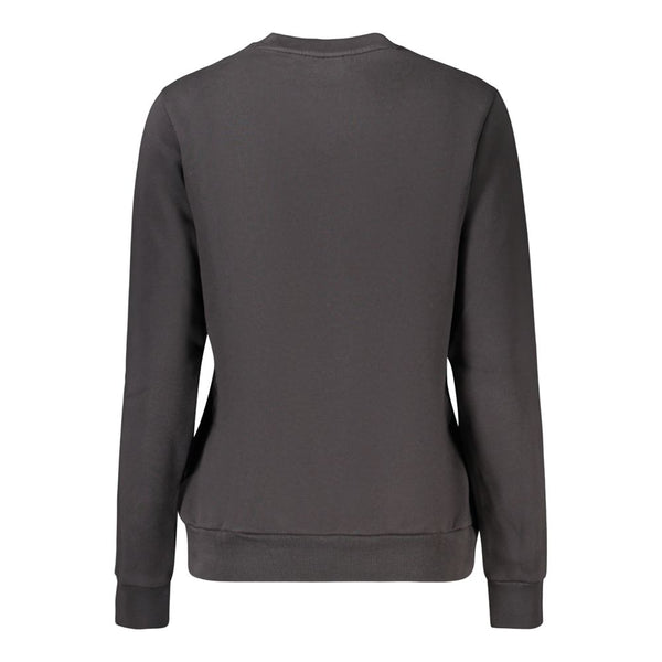 Napapijri Black Cotton Blend Women Sweatshirt