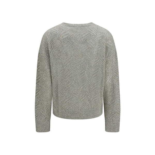 Brunello Cucinelli Gray Linen Sweatshirt