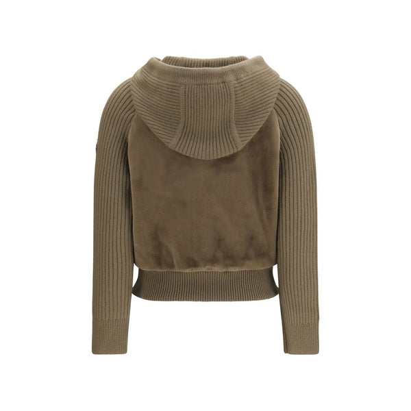 Moose Knuckles Brown Wool Oves Aries Hoodie