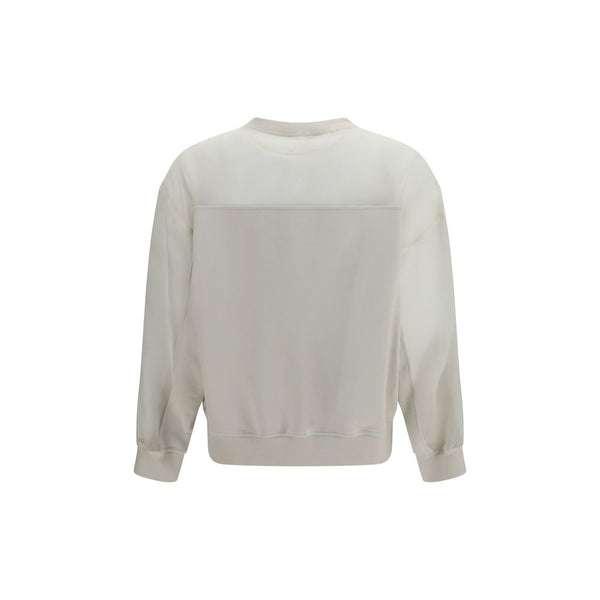 Brunello Cucinelli White Cotton Sweatshirt