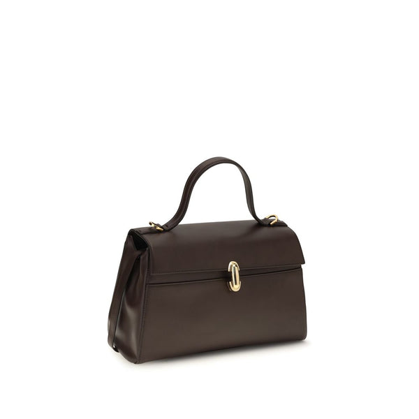 Savette Brown Calf Leather Bos Taurus Handbag