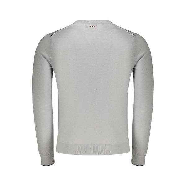 Napapijri Gray Wool Men's Sweater