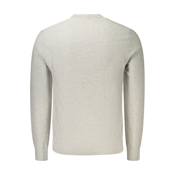 Hugo Boss Gray Cotton Men's Pullover