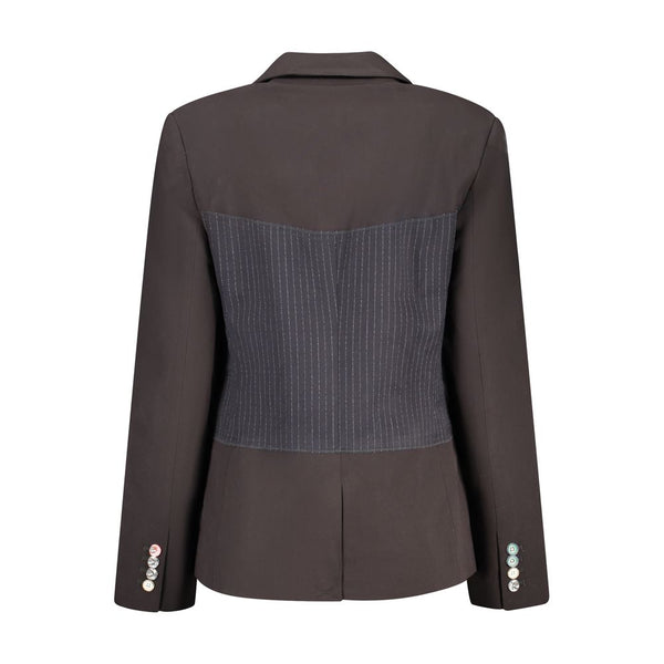 Desigual Black Polyester Blazer