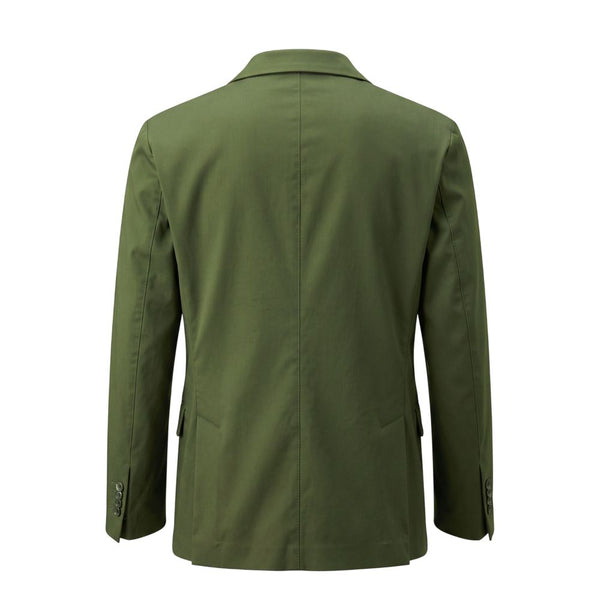 Roberto Pepe Luxury Green Cotton Men Jacket