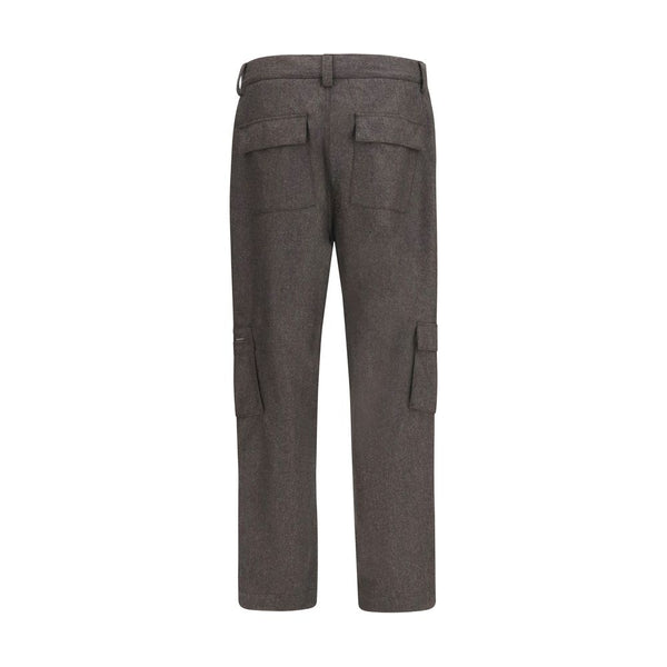 Brunello Cucinelli Brown Wool Oves Aries Cargo Pants