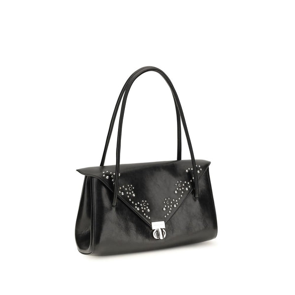 Marni Black Calf Leather Bos Taurus Shoulder Bag