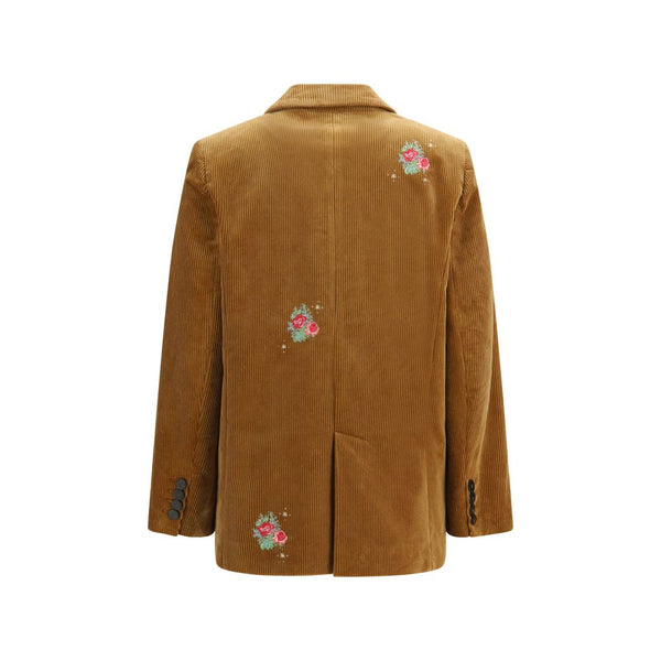 Forte_Forte Brown Cotton Full-Length Jacket