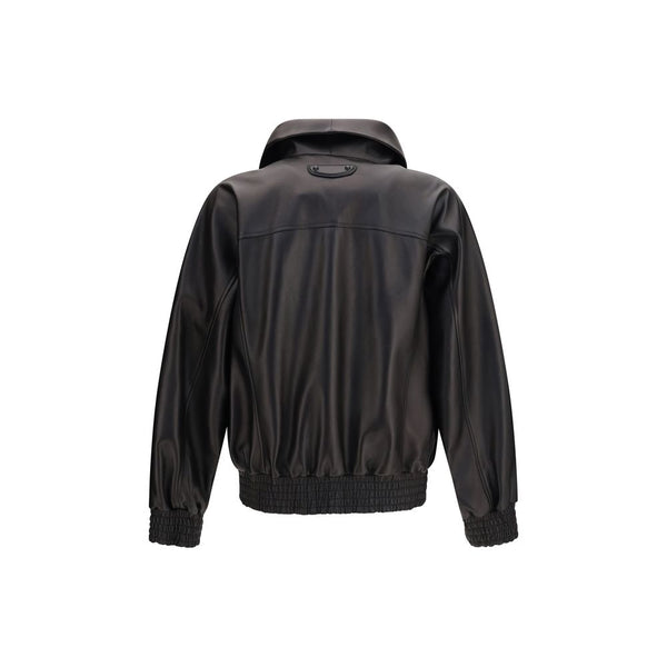 Balenciaga Black Lamb Ovis Aries Leather Jacket