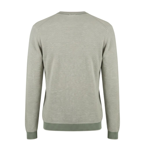Malo Green Cotton Men Sweater